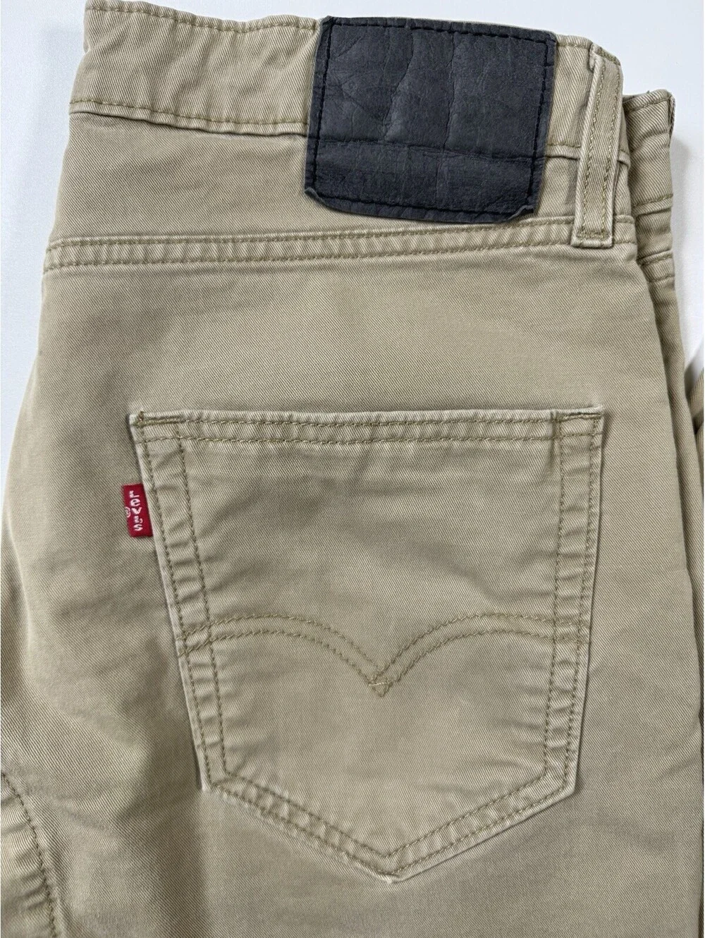 Levi’s 511 Slim Fit Men’s 33x34 (Fits 32x33) Khaki Tan Stretch Jeans Pants